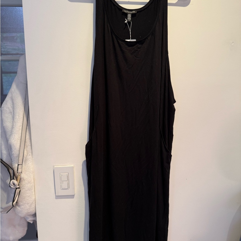 Eileen Fisher Black Maxi Dress